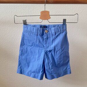 Toddler Polo Ralph Lauren Blue Chino Shorts Size 3T 100% Cotton Spring Easter